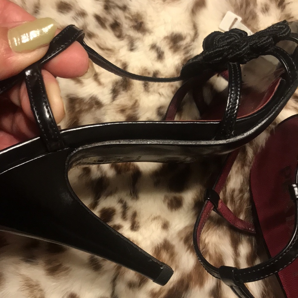 Prada Leather Brocade Woven Heel’s - Picture 10 of 16